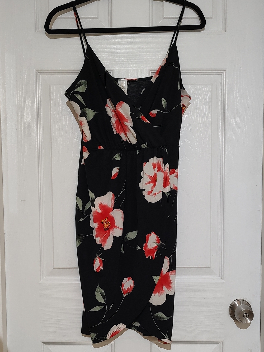 Floral Wrap Midi Dress